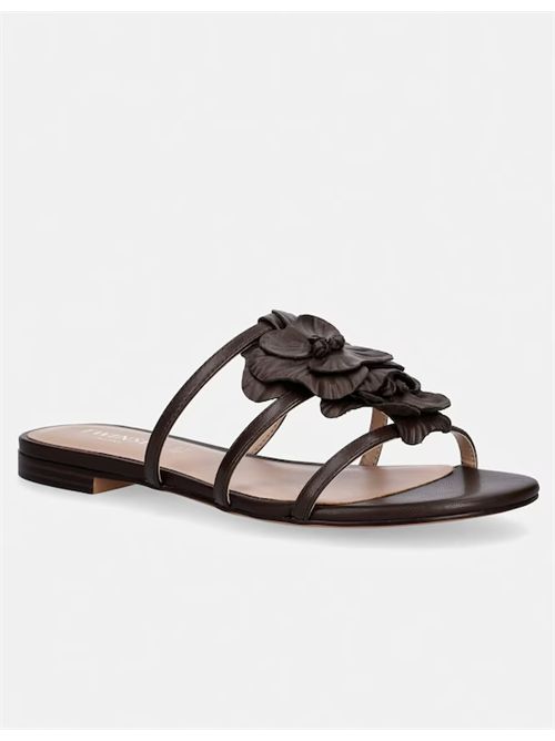 LEATHER FLAT TWIN SET | 261TGT08412110 COFFEE LIQ.